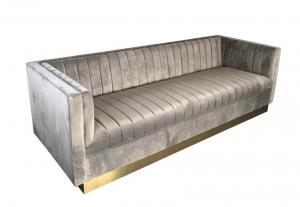 China Wholesale New model velvet upholstery furniture fabric living room sofa for wedding rental sofa on sale