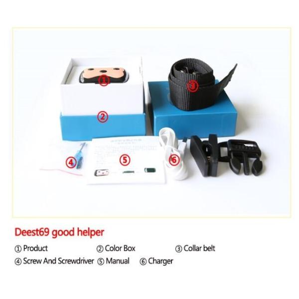 Accurate Pet GPS Tracker Waterproof SOS Alarm Real Time Tracking Adjustable Collar