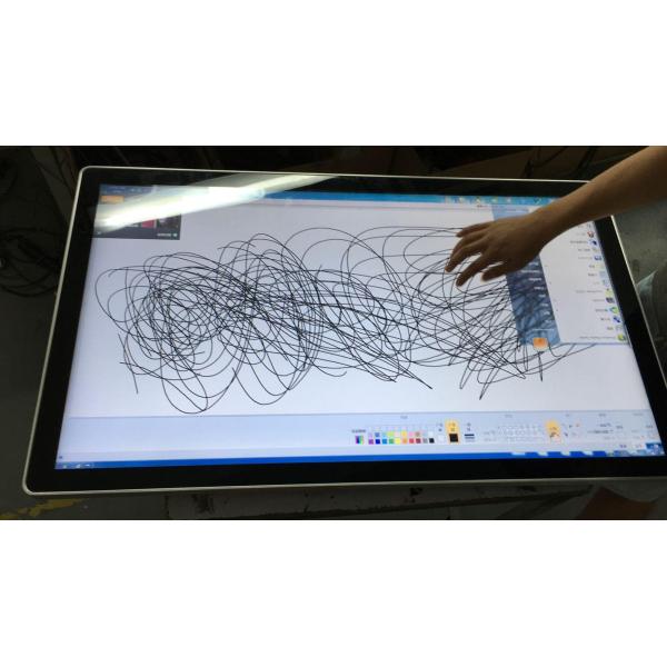 Hp Digital Signage Display Wall Mount Vivid Image Layout High Brightness 350 Cd/M²