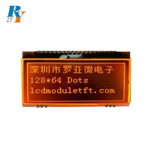 Wholesale FSTN ST7565P Transmissive LCD Module Display Orange Backlight 128x64 Dots from china suppliers