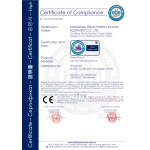 Hangzhou sebos energy saving equipment co., ltd. Certifications