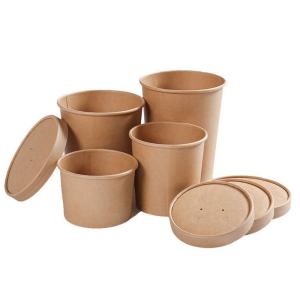 Wholesale 32 Oz Disposable Soup Bowls With Lids Waterproof ISO9001 Certified from china suppliers
