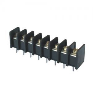 Wholesale 7.62mm  terminal Blocks Single row  PA66 black Sn plated 25％GF UL94V-0 Brass from china suppliers