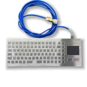 China Stainless Steel Industrial PC Keyboard Violence Resist Explosionproof Keyboard on sale