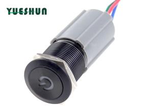 Wholesale Led Anti Vandal Push Button Switch With Pigtail Connetcor , Aluminum Material from china suppliers