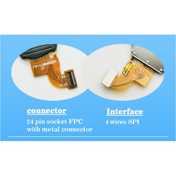 1.3 Inch TFT LCD 240*240 Screen Full View 1.28" Round LCD Display For TFT Watches FPC Connection 24pin Socket FPC Ready