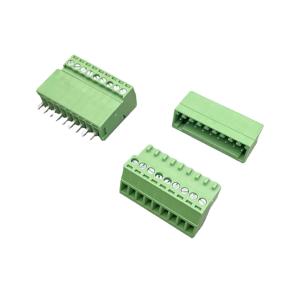 China Male Female Pluggable Terminal Block Connector 3.81mm Pitch 2-16 Pins Plug In Right Angle Vertical on sale