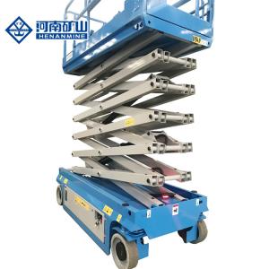 China 4m 6m Tow Scissor Lift Platform Multipurpose Hydraulic on sale
