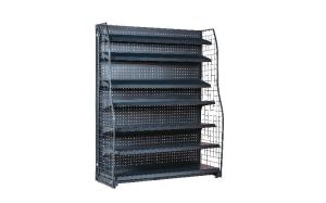 China Custom Height Showroom Metal Shelving / Retail Display Racks For Shops , Stores on sale