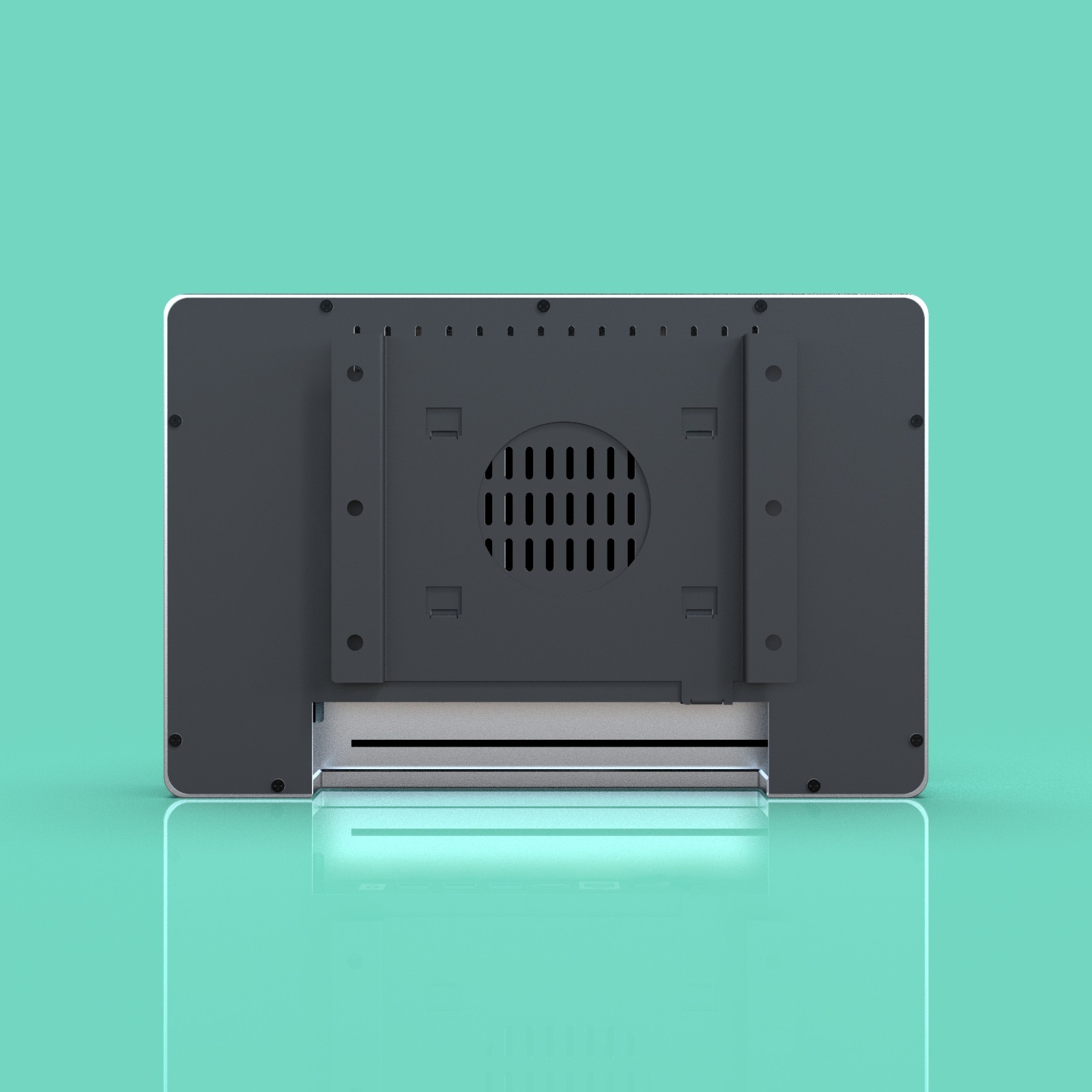 JP1102 Wall-Mounted Face Recognition & Fingerprint Access Control Terminal 10-Inch equipped with the Android operating system