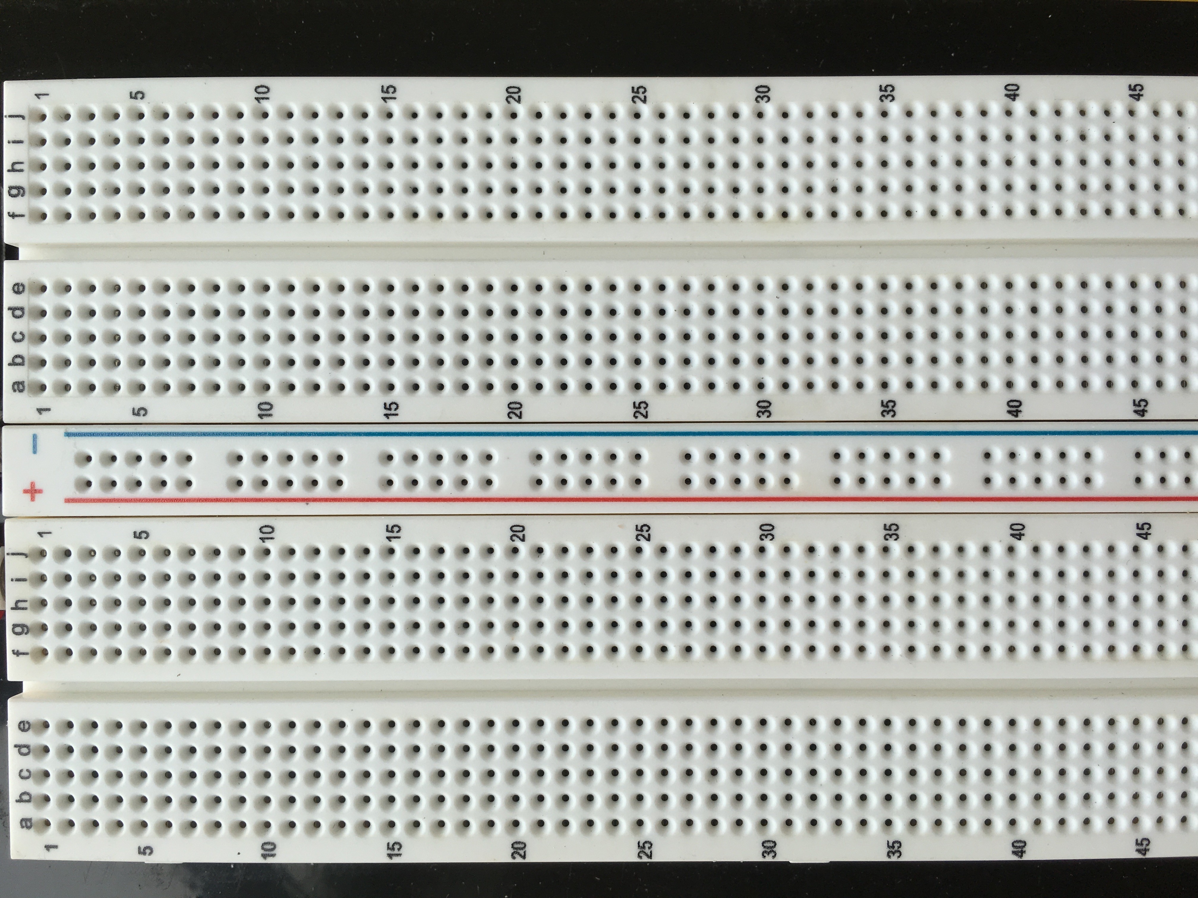 1360 Tie Point Solderless Breadboard withwith metal plate for Testing with colour printed