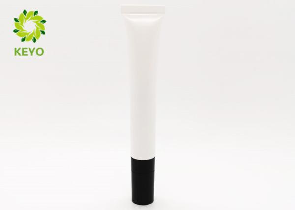 Quality Round Matte White Cosmetic Eye Cream Tube 0.67 OZ Custom Design Acceptable for sale