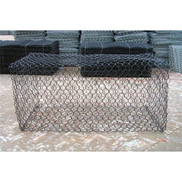 2 X 1 X 1m Gabion Box Hexagonal Gabion Basket Iron Wire Mesh For Cages