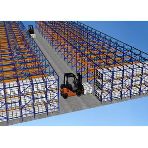 Wholesale Customized Size Drive In Pallet Rack System , Heavy Duty Warehouse Storage Racks from china suppliers