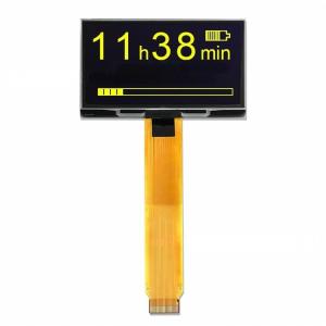 China 2.6 inch Yellow Oled Display 128x64 OLED Module 80 Cd/m2 Driver IC SSD1309 on sale