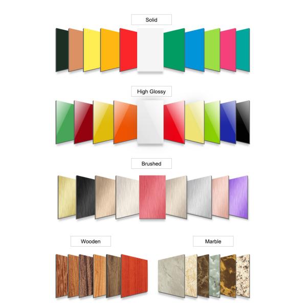 4mm AA1060 White Aluminum Sheet Metal 2440MM Aluminium Composite Panel Cladding