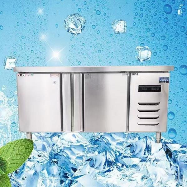 240V 2 Door Undercounter Freezer 350L Multiple Function Stable Operation