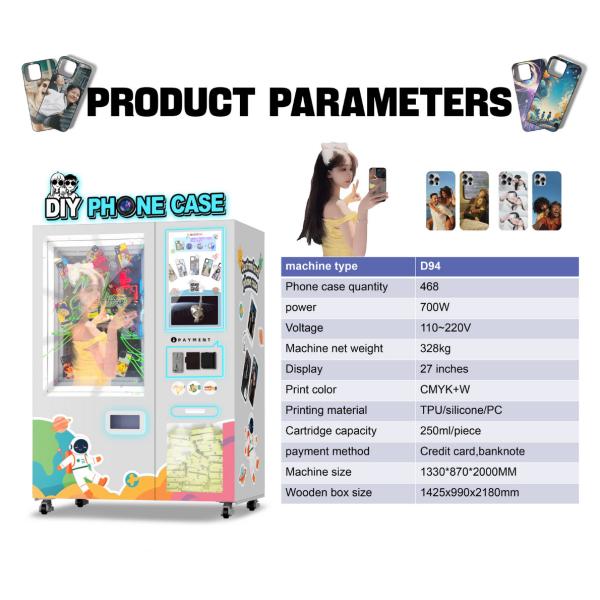 Commercial Self Service Mobile Phone Case Printing Vending Machine High Profit