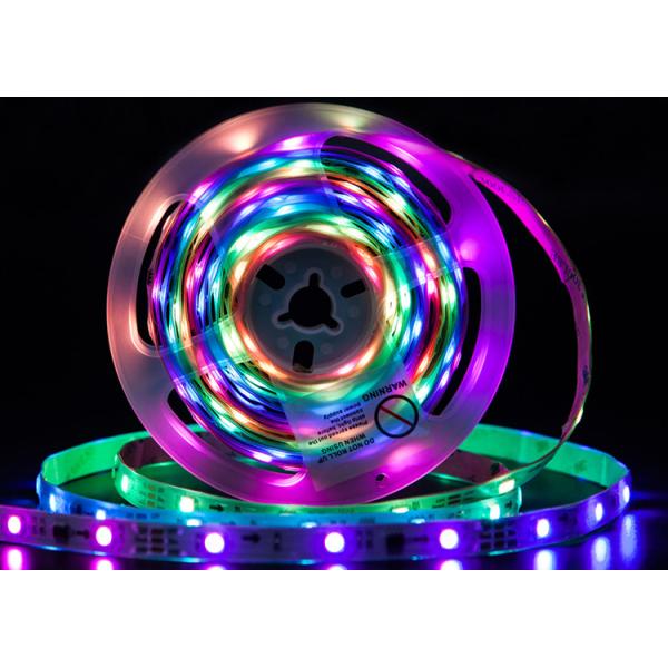 Individually Addressable RGB Waterproof LED Strip Light DC12V 24V