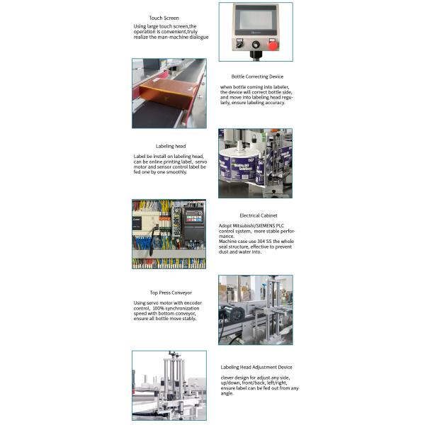 Double Side Label Applicator Shampoo Cosmetics Perfume Carton Box Corner Sealing Labeling Machine