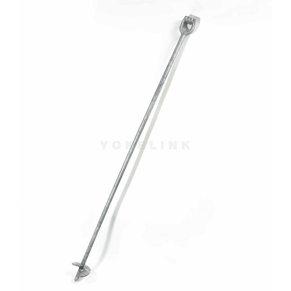 No Wrech Helical Srew Anchor Tripleye Hot Dip Galvanized Guying Anchors (5)