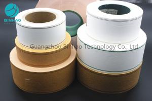 Cig / Tobacco Filter Paper Pearlized Hot Stamping Printing Perforation Smooth Surface Tipping Paper