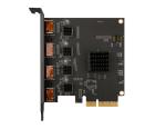 Resolution 4-Channel PCIe Video Capture Card for Simultaneous Display and
