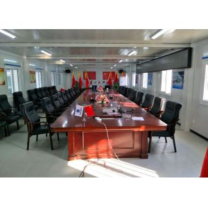 Two - Layer Glass Curtain Commercial Modular Buildings With Multiplayer