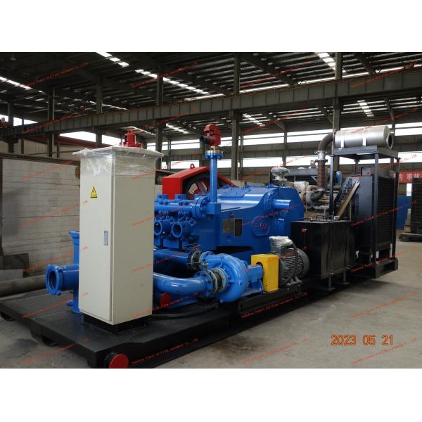 500hp Horizontal Triplex Plunger Pump F-500 Single Acting Piston Pump