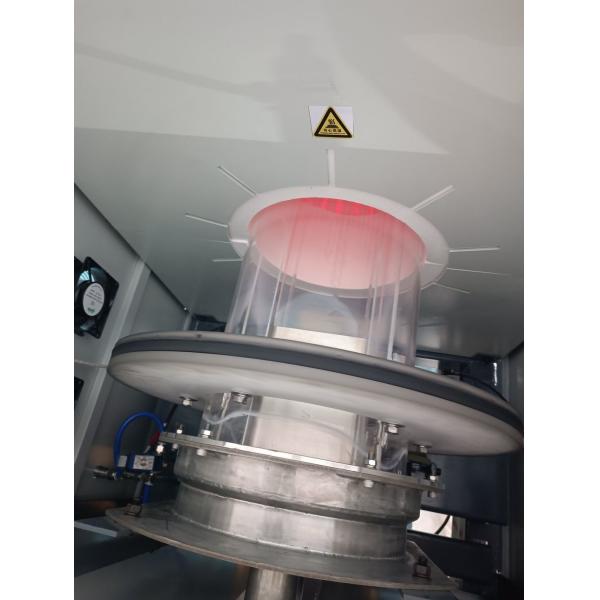 Ceramic Sintering Rotating Tube Furnace 1100 C With Purity Quartz And Nitrogen Air Atmosphere