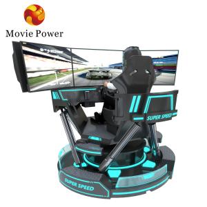 China Hydraulic 4d Car Racing Simulator Game Machine 6dof Motion Platform Driving Simulator on sale