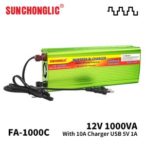 Wholesale 5V 1A 1000 Watt Inverter Charger USB Charging Interface 12v 220v Safe from china suppliers