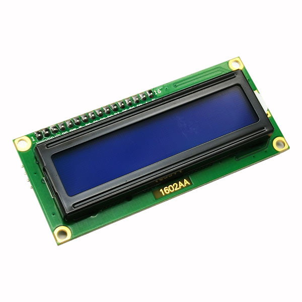 I2C Interface 16x2 Character LCD Display Blue 5V 4 Pins Number