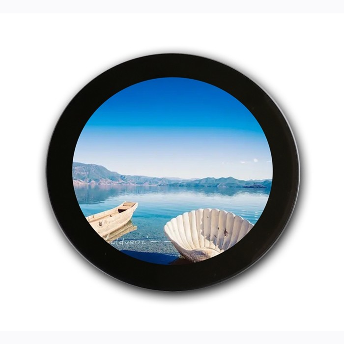 5 Inch Round TFT Display 1080x1080 Rouch Touch Display with Enclosure for Advertising