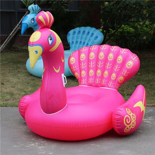 Quality Beautiful New Design PVC Inflatable Pool Float Peacock for sale