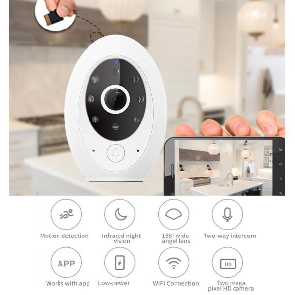 12V 1A ROHS Smart Villa Video Intercom System App Control With 7 Inch LCD