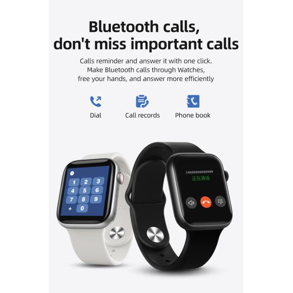 170mAh IPS 320x240 Full Touch Smartwatch IWO 10 T500 Plus BT3.0