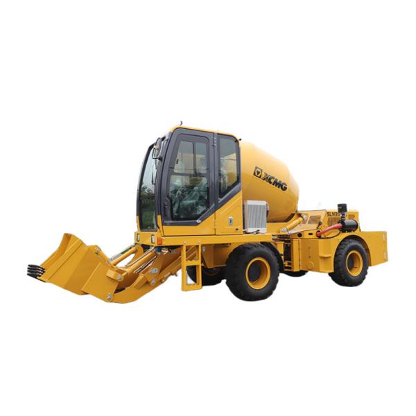 Quality XCMG HT3.5 Cubic Left Front Drive Two Way Self Loading Mixer SLM3500S for sale