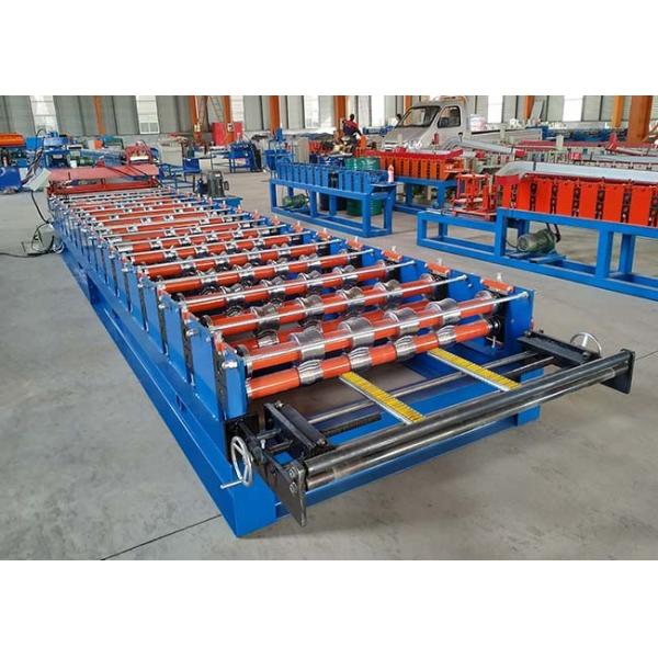 Trapezoid Roof Iron Sheet Making Machine Coil Inside Diameter 450-550mm Forming Steps 13