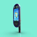 JP182 8-Inch Pedestrian Turnstile Linux System Facial Recognition and Card