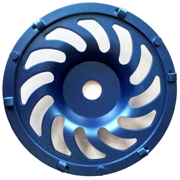 5 Diamond Cup PCD Grinding Wheel Blue For Epoxy / Rubber