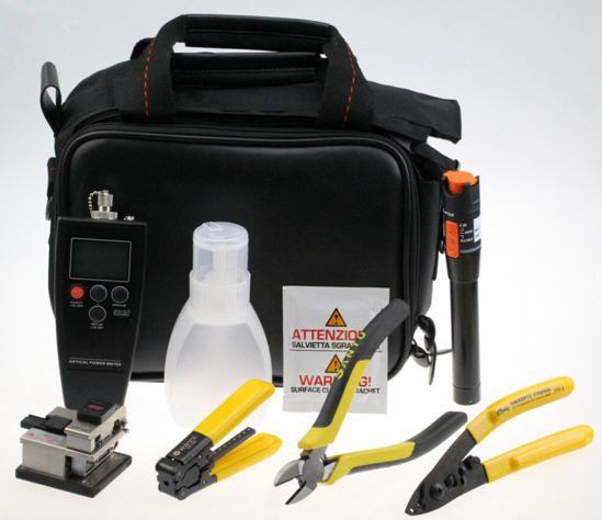 Quality Convenient Fiber Optic Tool Kits Telecom FTTH Optical Fiber Tool Set for sale