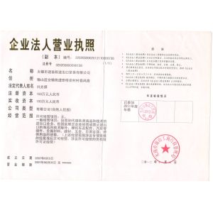LONGSONG(HONGKONG)TRADING CO.,LIMITED Certifications