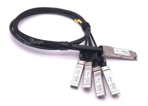 China 5M 100g Qsfp28 To 4sfp+ 10g Dac For Data Center Direct , qsfp28 dac cable on sale