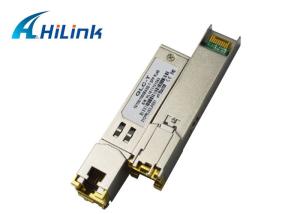China 1.25G 10 / 100 / 1000BASE T SFP Module RJ 45 Connector Copper SFP Transceiver on sale