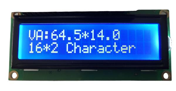 16 Characters X 2 Lines Character LCD Display Module STN Blue Negative With
