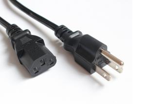 American Universal 3 Prong AC Power Cord 10A 125V for personal computer with IEC C13 Connector