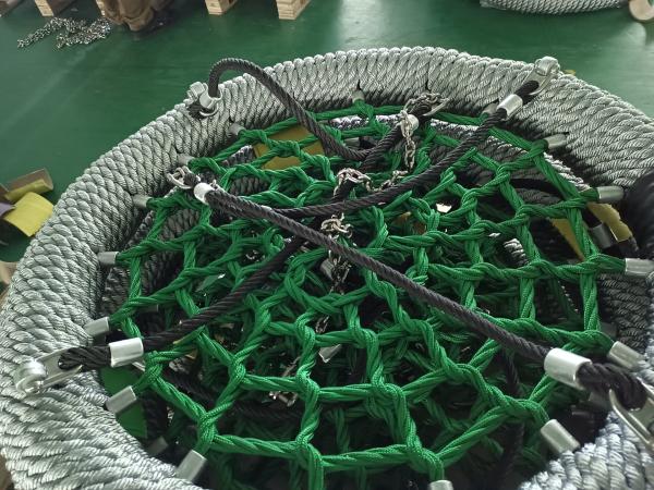 Quality Tree Circular Flying Saucer With Ropes Spider Swing Netted Webbed Seat for sale