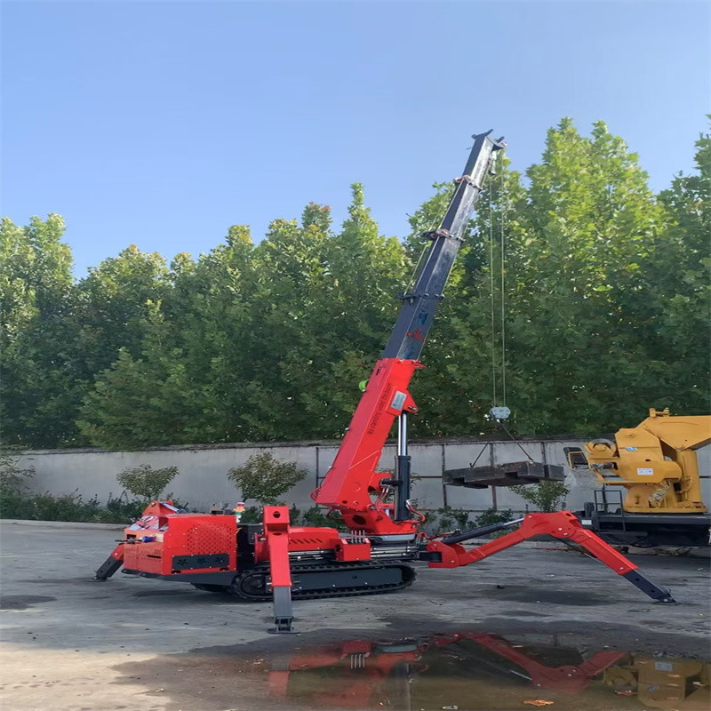 Electric and Diesel Power Spider Crawler Crane for Smooth Operation