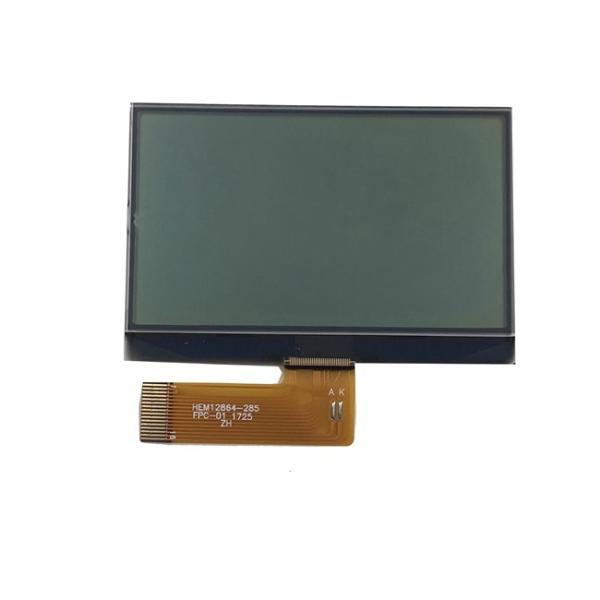 Quality FSTN COG with connector ST7567  12864 mono lcd display for sale
